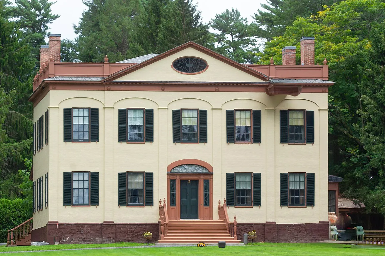 The Federal-style mansion at Lorenzo State Historic Site