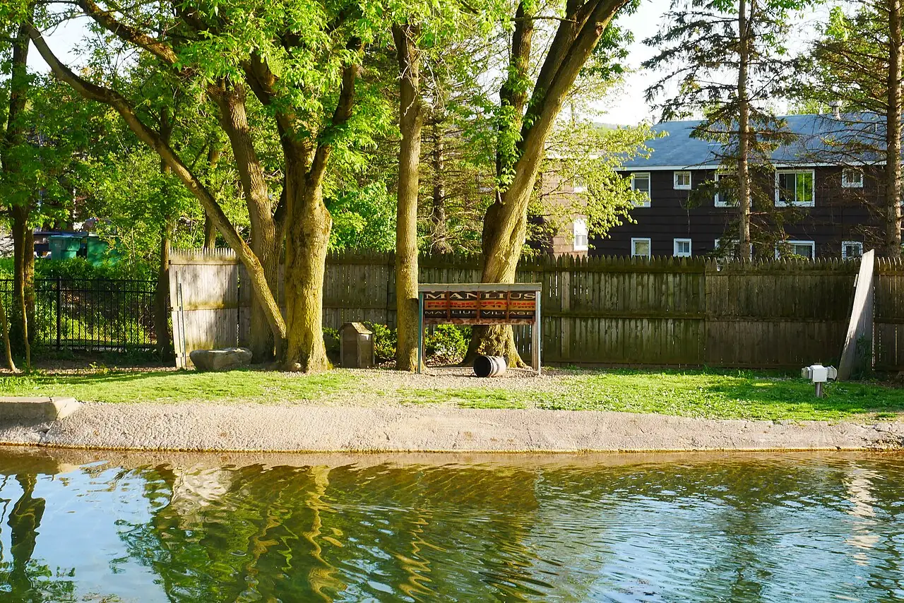 Swan Pond park in the Village of Manlius